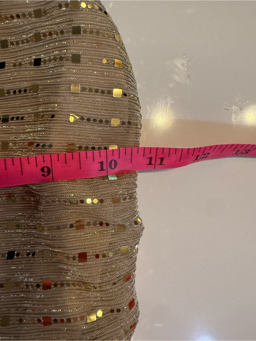 superdown Revolve Gold Sequin Ruched Mini Dress - Picture 5 of 6